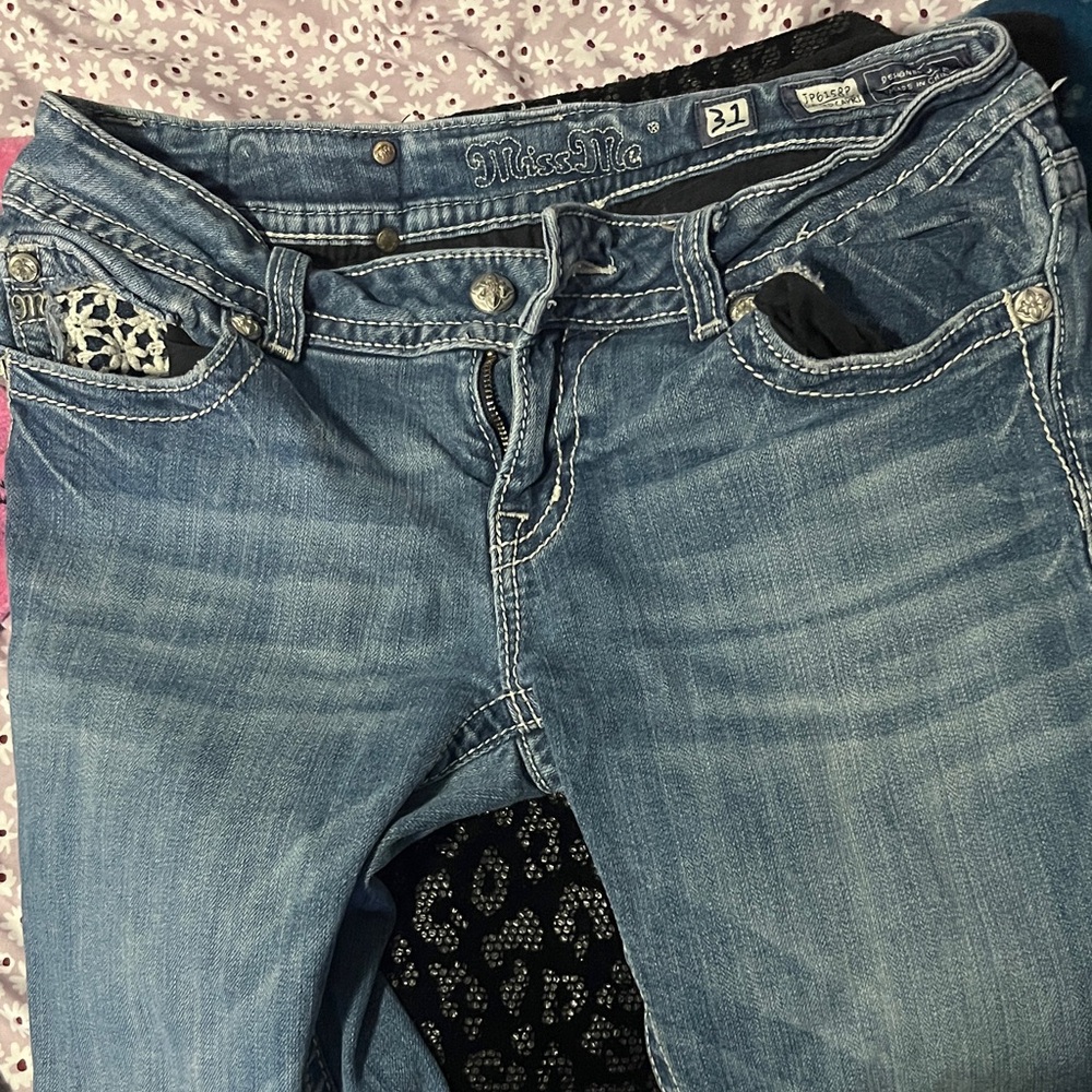Miss Me Women's Denim capri Cut Jeans